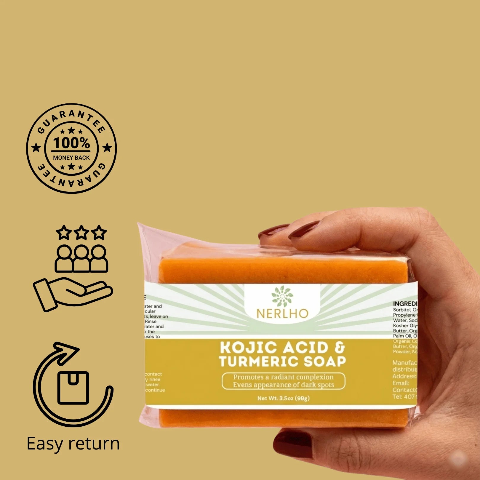 Kojic Acid & Turmeric Soap
